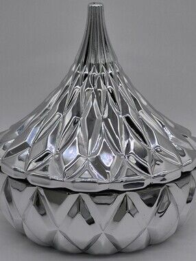 ✨ Hershey's Kisses Silver Candy Dish w/ Box by Godinger